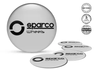 Sparco Version Décalques Roues Amélioration Étiquette Bombée